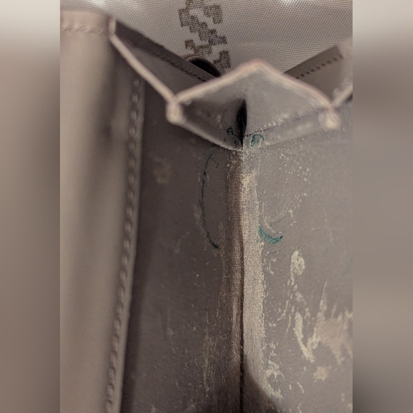 LOUIS VUITTON Epi Leather Elastic Loop Trifold Wallet with COA Taupe VGUC - Picture 10 of 13